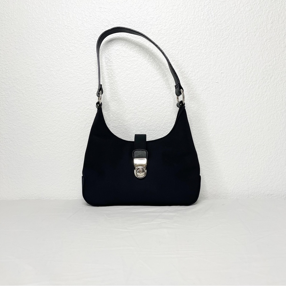 🌸SALE 30%⬇️🌸 Cherokee Black Nylon Shoulder Bag Zip Closure Purse - Picture 15 of 15